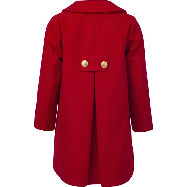 Wool Coat, Red - Wool Coats - 4