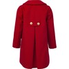 Wool Coat, Red - Wool Coats - 4 - thumbnail