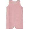 Baby Casey Shorts Romper, Dusty Pink - Rompers - 1 - thumbnail