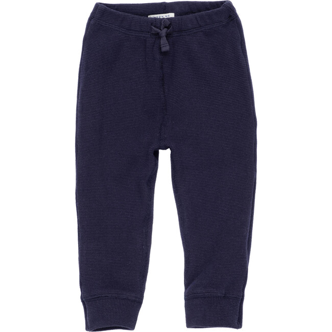 Baby Wesley Jogger Pant, Navy Waffle