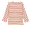 Baby Priya Cardigan, Natural & Deep Dusty Rose - Cardigans - 2