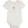 Baby Animal 5 Piece Bodysuit Set, White - Onesies - 2