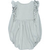 Baby Vanessa Bubble Romper, Sage Stripe - Rompers - 2