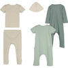 5 Piece Baby Set, Sage - Mixed Apparel Set - 2