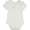 Baby Animal 5 Piece Bodysuit Set, White - Onesies - 5