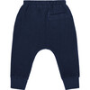 Mattie Jogger Pant, Navy Cotton Muslin - Pants - 2
