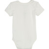 Baby Animal 5 Piece Bodysuit Set, White - Onesies - 7