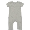 Baby Wilson Coverall, Sage Stripe - Rompers - 1 - thumbnail