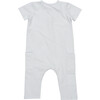 Baby Wilson Coverall, Light Blue Stripe - Rompers - 2