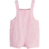 Baby Matteo Overall, Red Stripe - Overalls - 2 - thumbnail