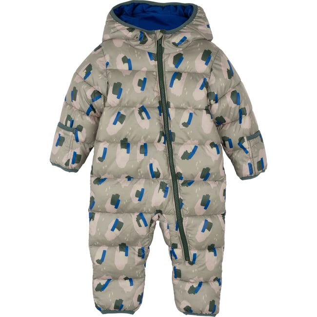 Baby Lou Puffer One Piece, Green Camo