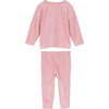 Baby Sky Velour Set, Light Pink - Mixed Apparel Set - 2