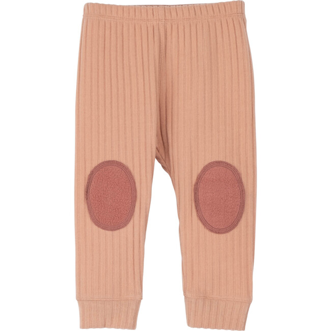 Baby Shia Legging with Knee Patch, Dusty Pink