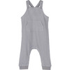 Baby Neal Waffle Overall, Pale Blue - Overalls - 1 - thumbnail