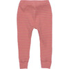 Baby Ricki Pant, Pink & Tan Stripe - Leggings - 3