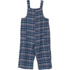 Baby Mattias Overall, Blue Colorful Plaid - Overalls - 1 - thumbnail