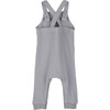 Baby Neal Waffle Overall, Pale Blue - Overalls - 2 - thumbnail