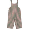 Baby Mattias Overall, Green & Red Check - Overalls - 1 - thumbnail