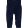 Baby Shia Legging with Knee Patch, Navy - Pants - 2