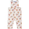 Baby London Coverall, Cream Squirells - Onesies - 1 - thumbnail