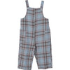 Baby Mattias Overall, Pale Blue Plaid - Overalls - 1 - thumbnail