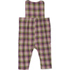 Baby London Coverall, Green & Purple Plaid - Onesies - 2