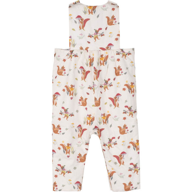 Baby London Coverall, Cream Squirells - Onesies - 2
