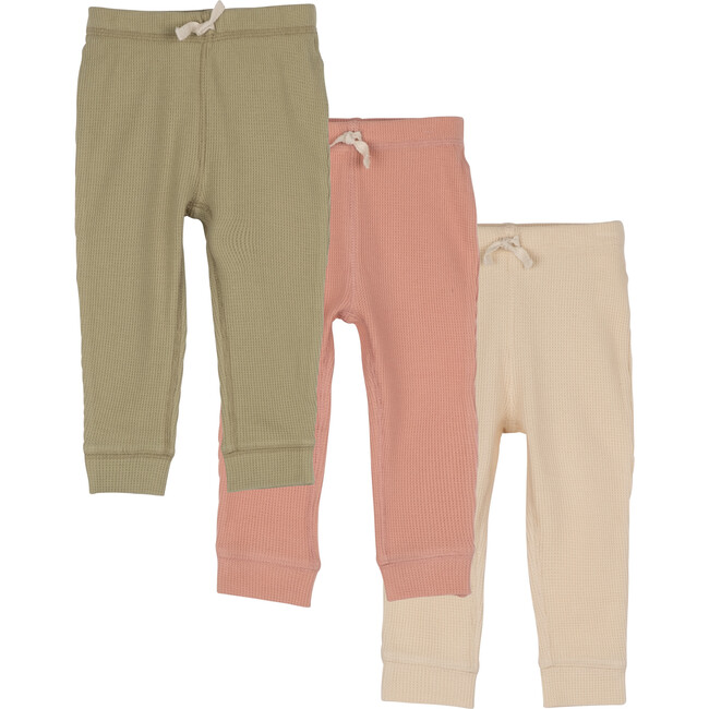 Baby Wesley Jogger Pant Trio, Dusty Multi