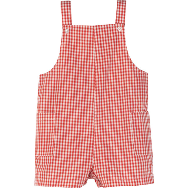 Baby Matteo Overall, Red Gingham