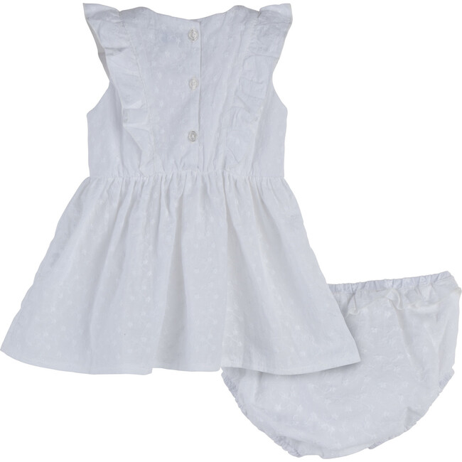 Baby Camilla Dress w/ Bloomer, Embroidered Cotton