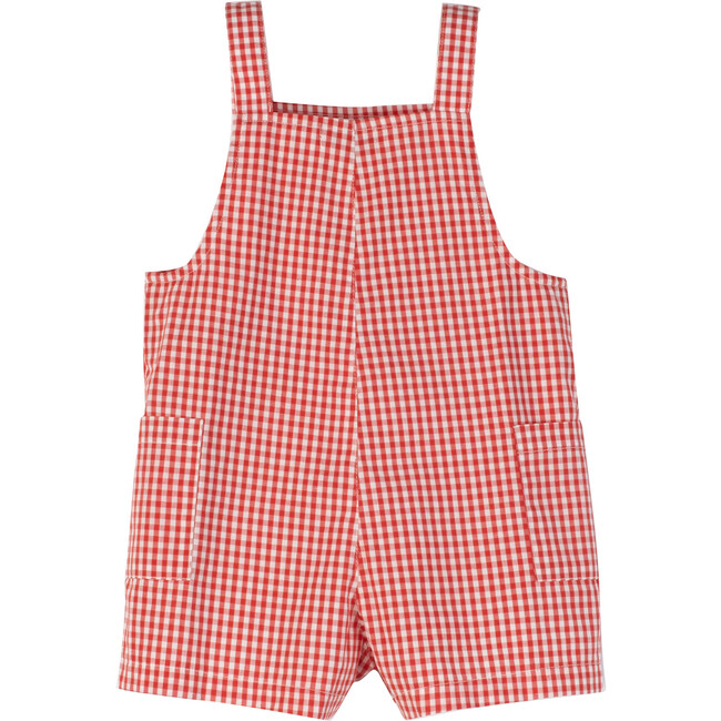 Baby Matteo Overall, Red Gingham