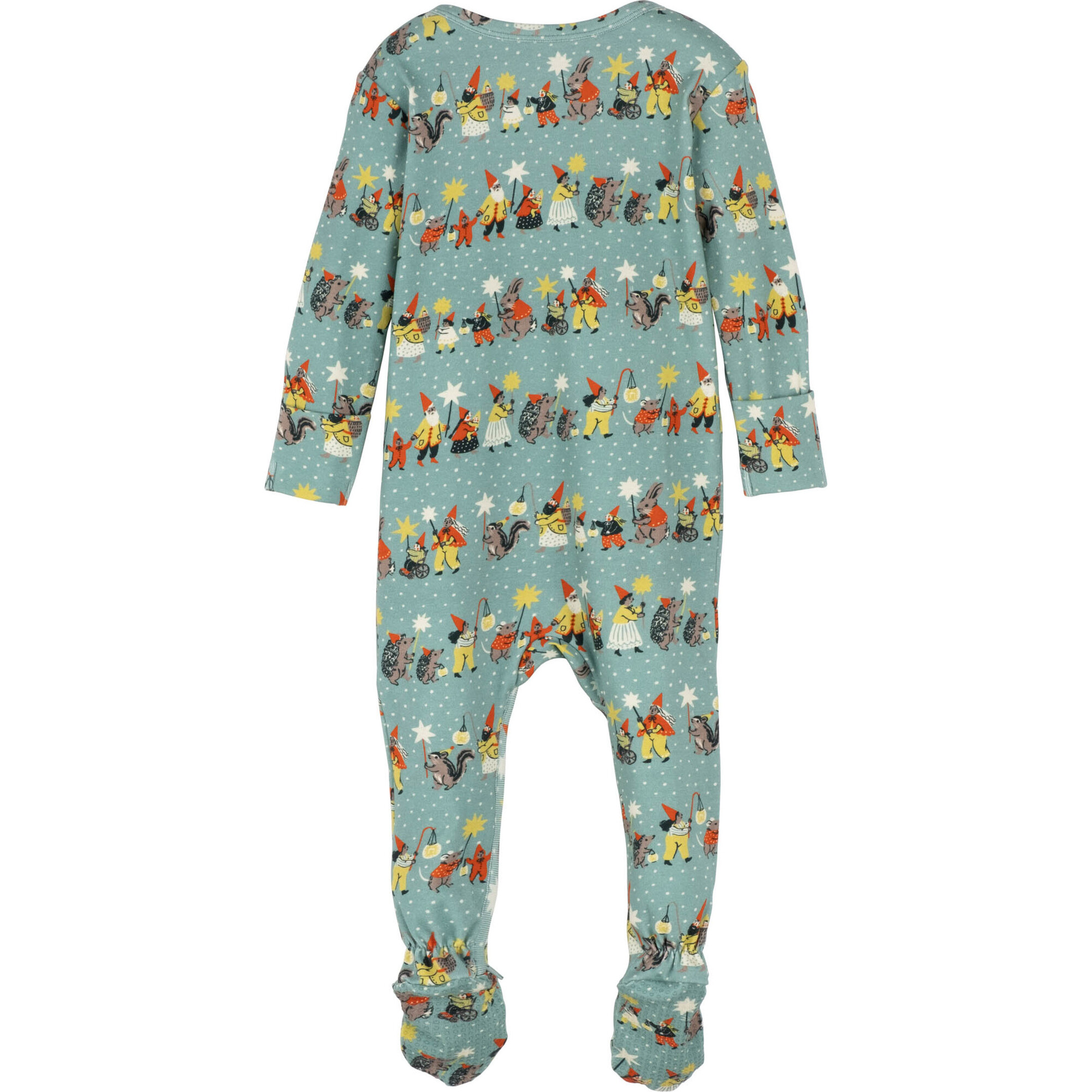 Baby Sawyer Holiday Zip Footie Pajama, Winter Parade