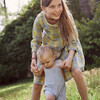 Baby Matteo Overall, Blue Check - Overalls - 4