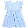 Louise Ruffle Baby Dress, Chambray - Play Dresses - 1 - thumbnail