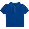 Hudson Baby Polo, Royal Blue - Shirts - 1 - thumbnail