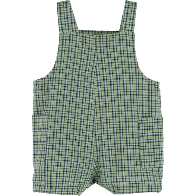 Baby Matteo Overall, Green Check - Overalls - 3