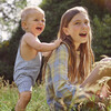 Baby Matteo Overall, Blue Check - Overalls - 5