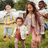 Baby Esme Quilted Jacket, Cream Butterflies - Jackets - 2