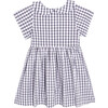Eloise Baby Dress, Grey Gingham - Play Dresses - 1 - thumbnail