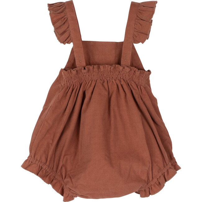 Baby Kenza Romper, Dusty Rose Mini Cord - Rompers - 2