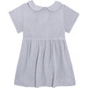 Eloise Baby Dress, Dusty Blue Muslin - Play Dresses - 1 - thumbnail