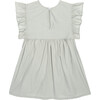 Louise Ruffle Baby Dress, Mint Cotton Poplin - Play Dresses - 2
