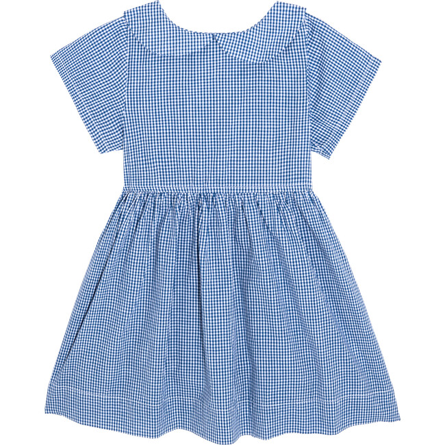 Eloise Baby Dress, Blue Mini Gingham - Maison Me Exclusives | Maisonette