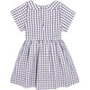 Eloise Baby Dress, Grey Gingham - Play Dresses - 2