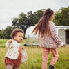 Baby Esme Quilted Jacket, Cream Butterflies - Jackets - 4