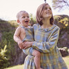Baby Matteo Overall, Blue Yellow Check - Overalls - 5
