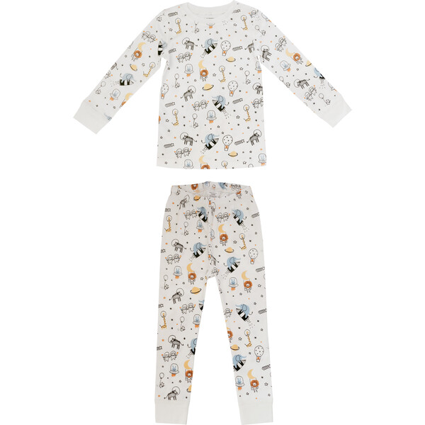 Classic Pima Pajama Set, Space - Dodo Banana Sleepwear | Maisonette