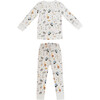 Classic Pima Pajama Set, Space - Pajamas - 1 - thumbnail