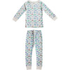 Classic Pima Pajama Set, Clouds - Pajamas - 1 - thumbnail