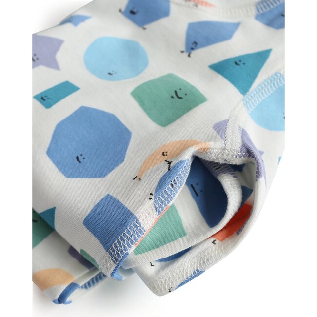 Classic Pima Pajama Set, Shapes - Pajamas - 3